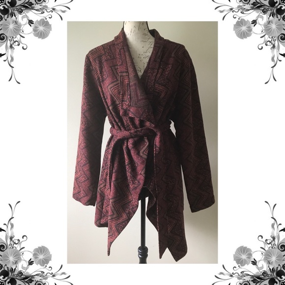 BB Dakota Jackets & Blazers - {BB Dakota} Aztec Print Wool Blend Jacket